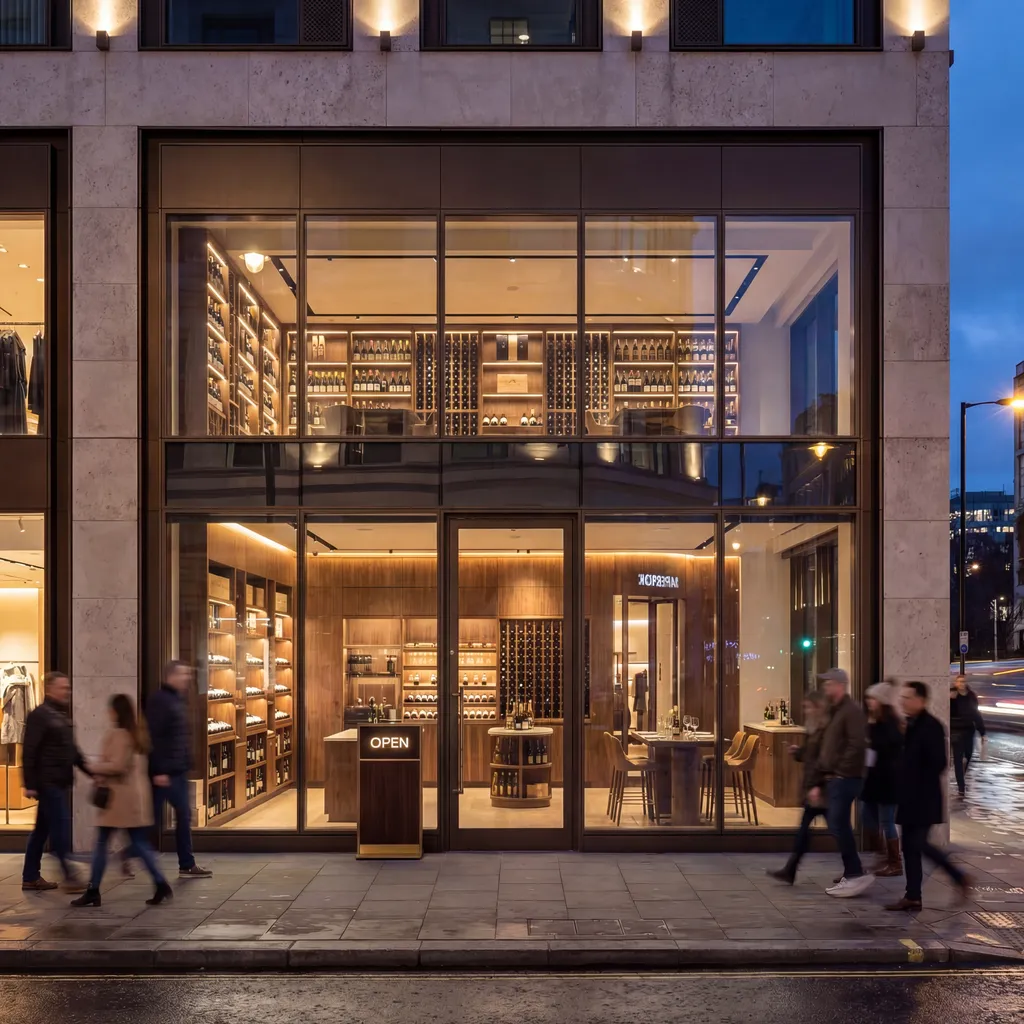 Healthcare office glass partition in clear state