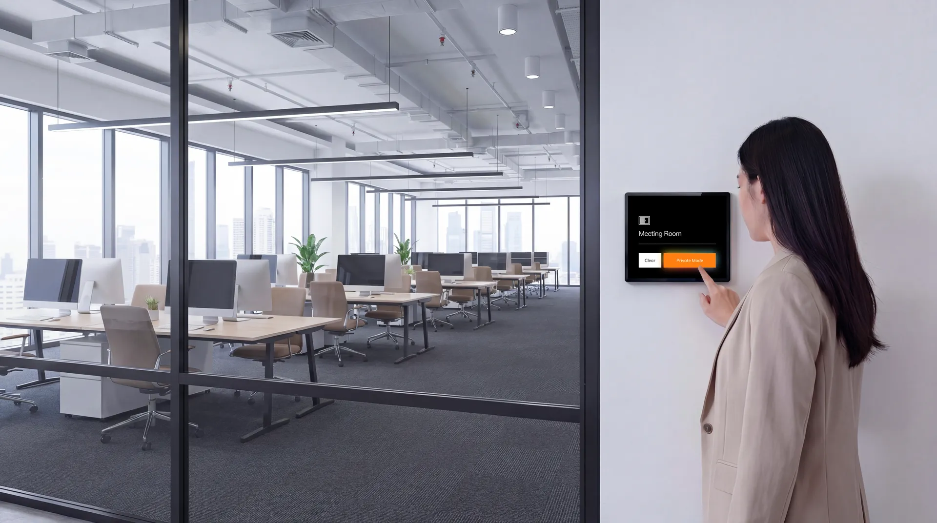 CLiC beautifully functional commercial installation in clear state